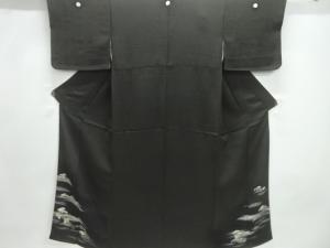 アンティーク　錦紗松模様刺繍留袖